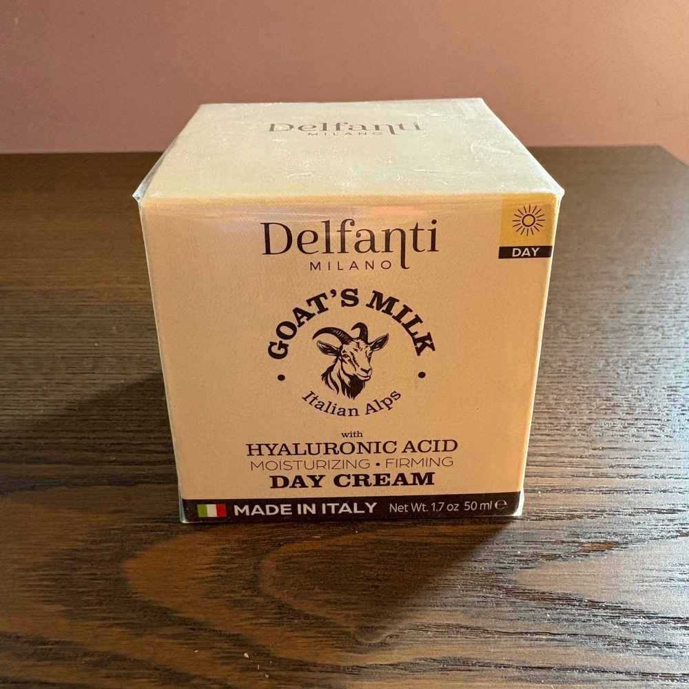 Delfanti Milano Day Cream Unisex 1.7oz White New Goat's Milk Hyaluronic Acid